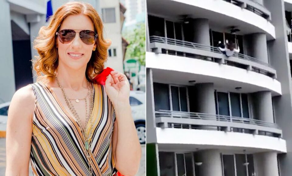 Woman dies after horror balcony fall