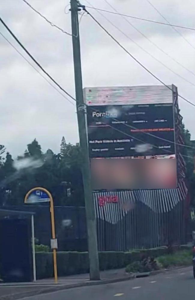 Brisbane drivers shown porn on billboard after company hacked