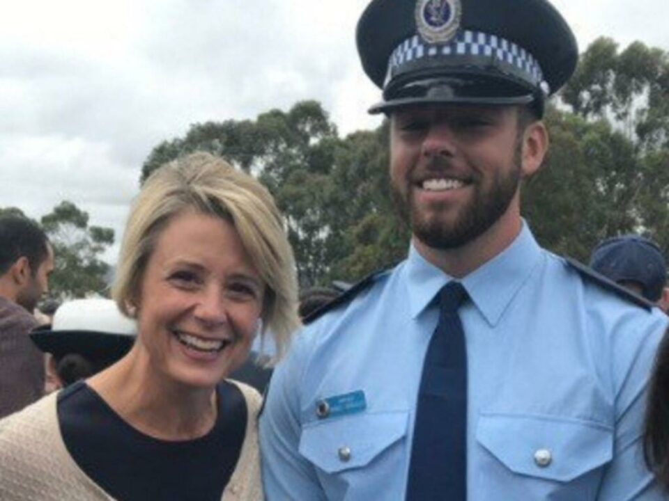 Ex-senator’s cop son denies faking evidence