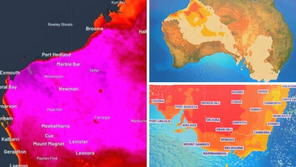 Blistering: 50C plus temperatures set to hit