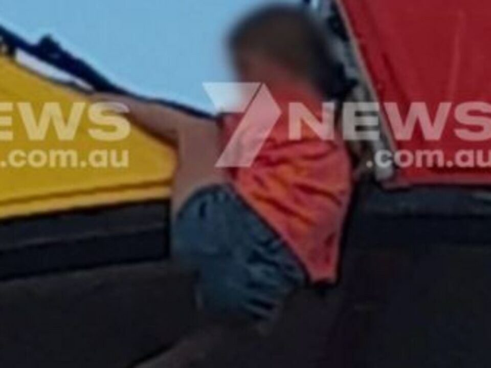 Girl clings from ride before horror plunge