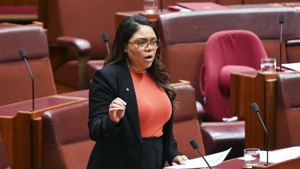 Moment Jacinta tears up on Voice