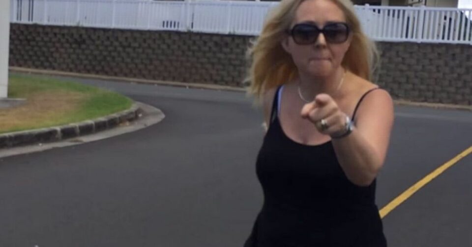 Woman’s expletive-laden road rage outburst