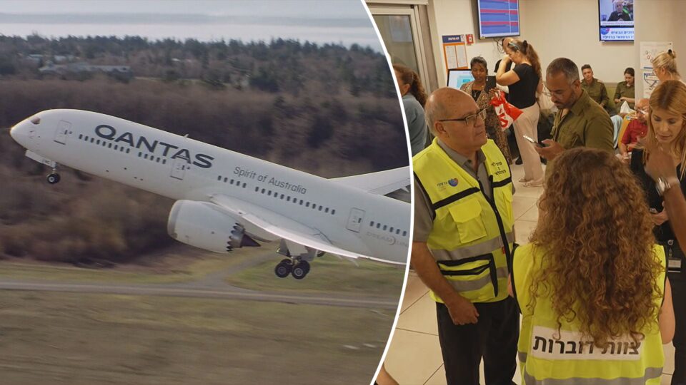 Aussie details first flight out of Israel