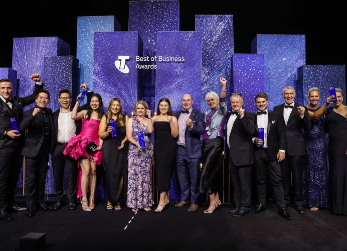 ‘Brilliant minds’: Telstra’s Best of Business Award winners