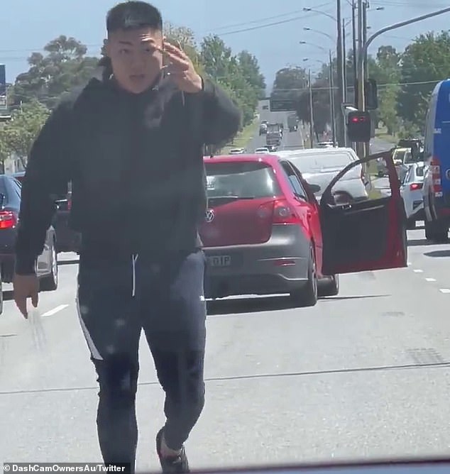 What happened after rat tail road rager fled
