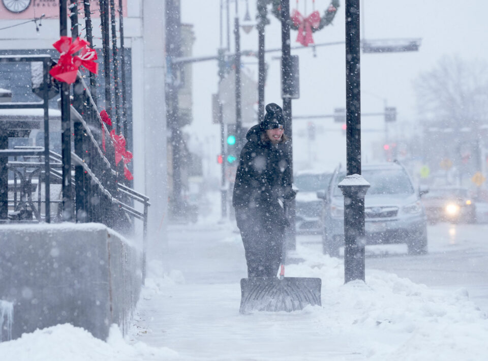 Christmas storm pictures that shocked the world