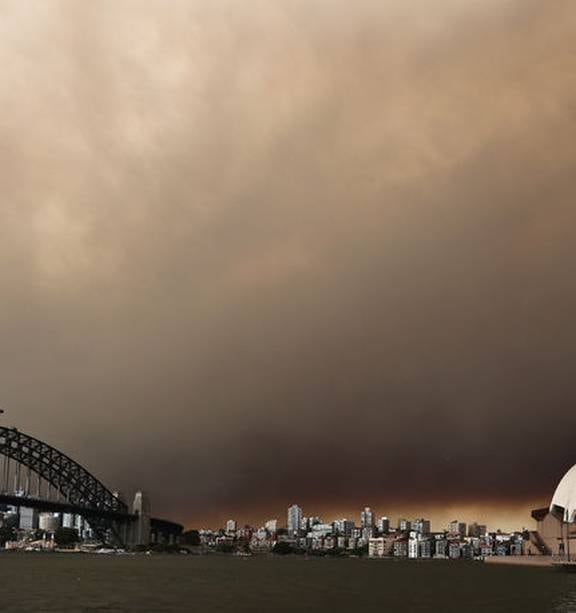 Large hail, wind and rain lash Sydney