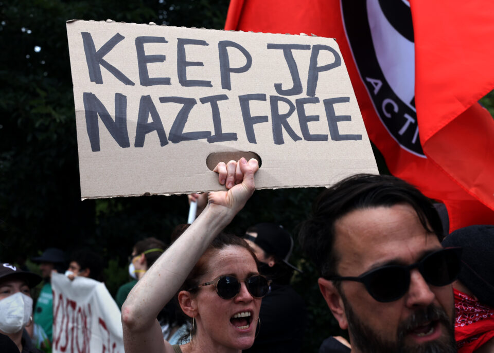 Neo-Nazi protest rocks quiet suburb
