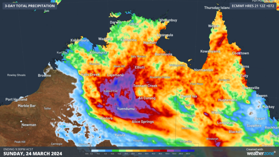 Rain to sweep across Australia this Easter