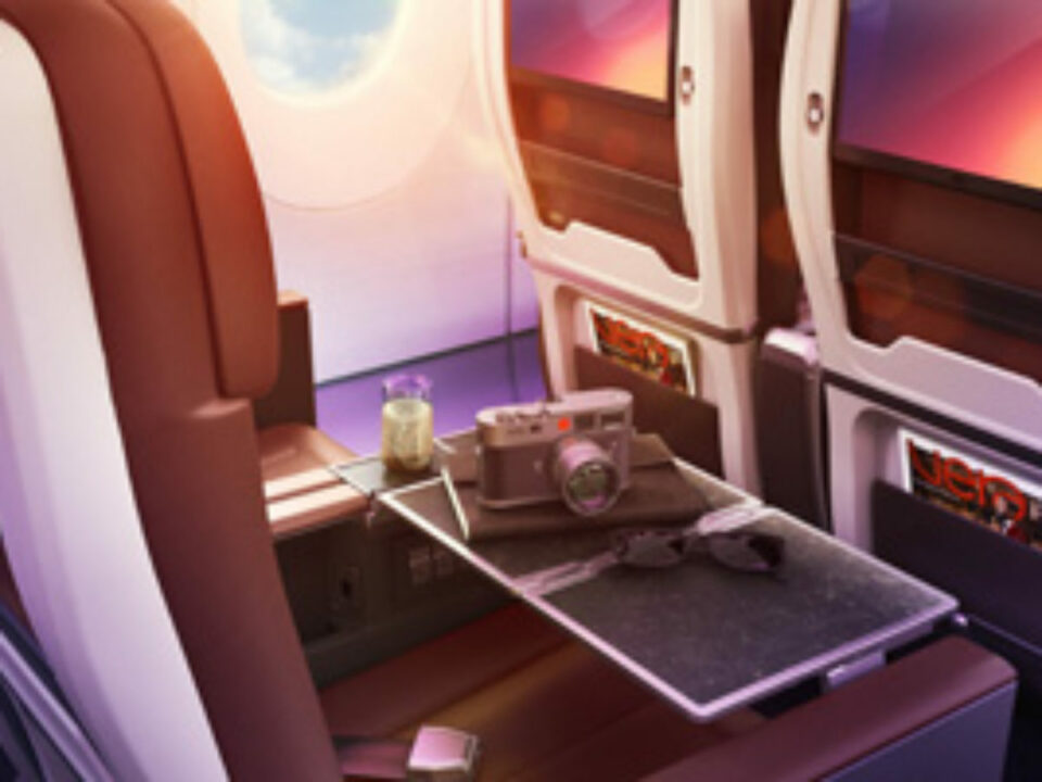 Dramatic scenes on Virgin flight
