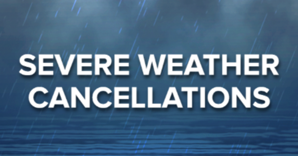 Popular event cancelled due to ‘severe weather’