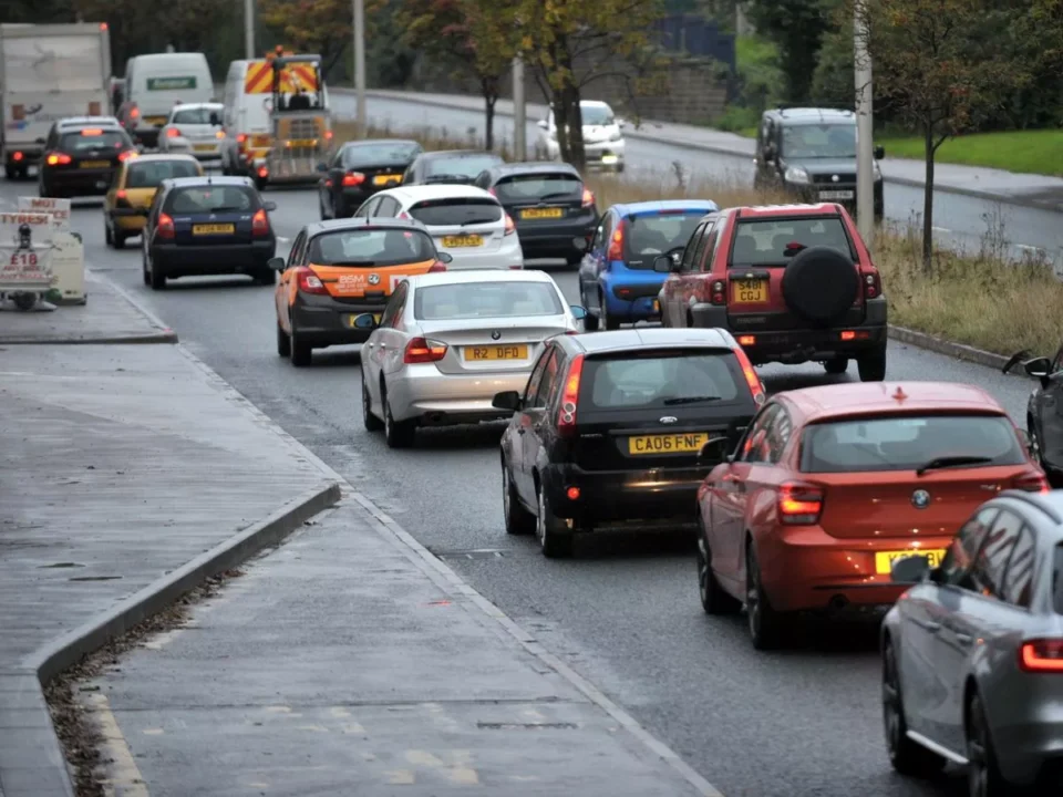 Delays as traffic deadlocked on major road