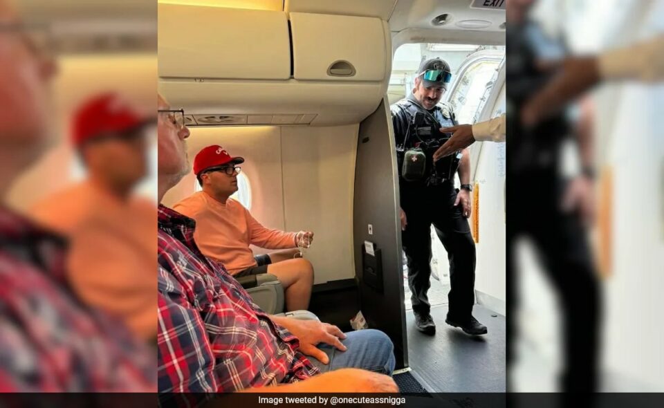 Man’s alleged bizarre behaviour on flight