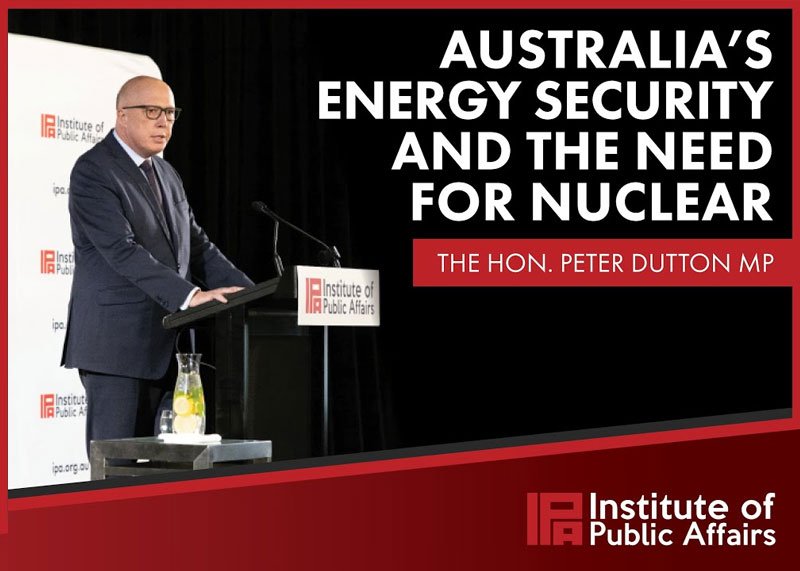 ‘Better than renewables’: Dutton backs nuclear, dodges detail